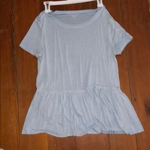 Target blue babydoll style t shirt